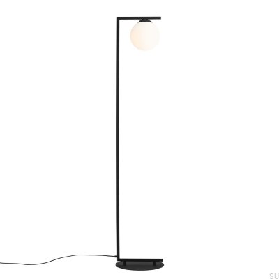 Zac Golvlampa Metall Svart