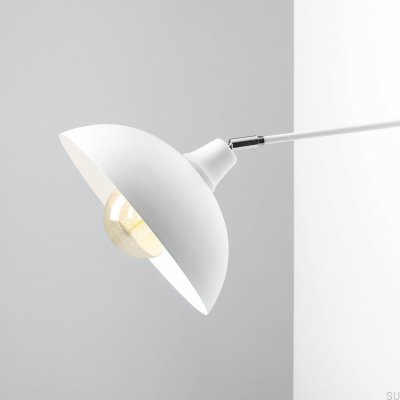 Espace Metall Vägglampa Vit