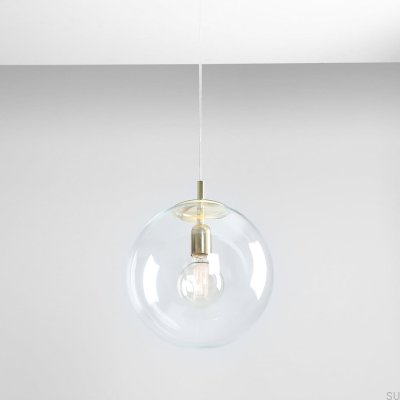 Globe metall guld hängande lampa