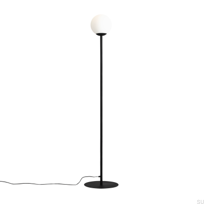 Pinne golvlampa metall svart