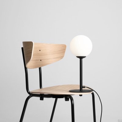 Pinne skrivbordslampa metall svart