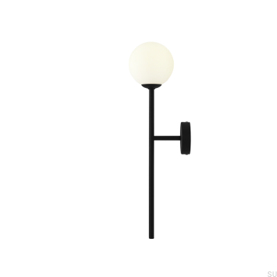 Bosso metall svart vägglampa