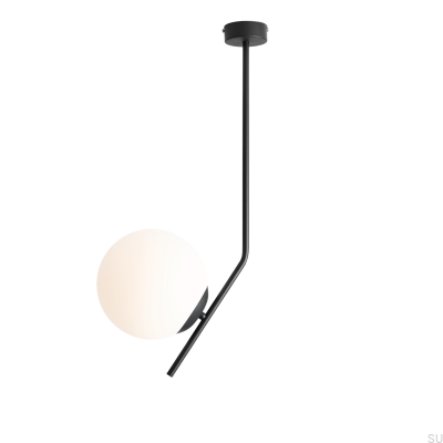 Gallia taklampa i metall, svart