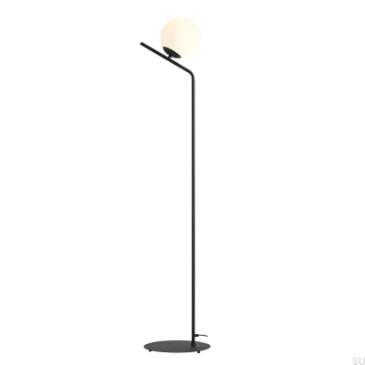 Gallia golvlampa metall svart
