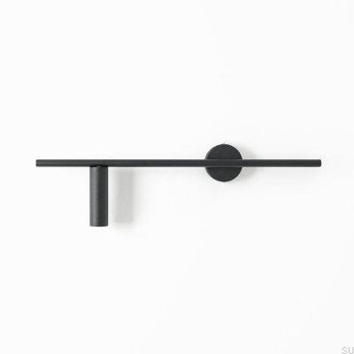 Trevo metall svart vägglampa (vänster)