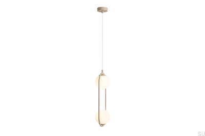 Riva 2 metallbeige hänglampa