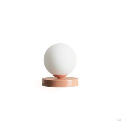 Ball S skrivbordslampa metall korall