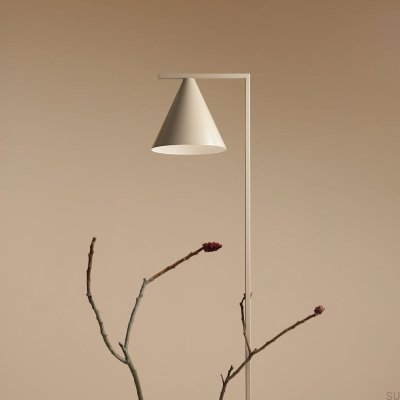 Golvlampa Form Metall Beige