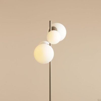 Bloom Golvlampa Metall Beige
