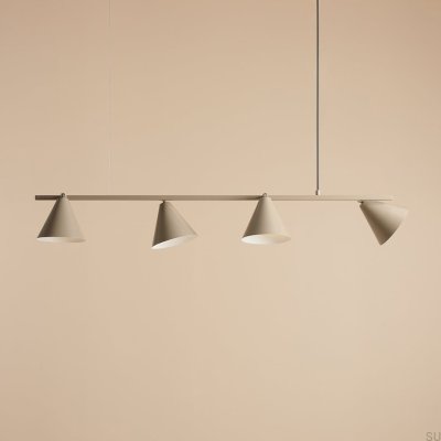 Hänglampa Form 4 Metall Beige