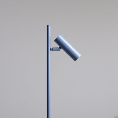 Trevo metall blå skrivbordslampa