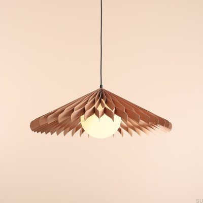 Hänglampa Nature Sun XL Träbok