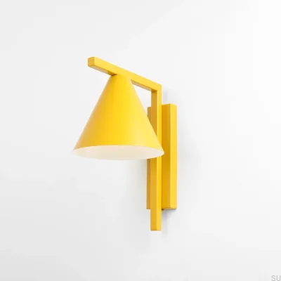 Form Metall Vägglampa Senap