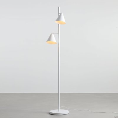 Golvlampa Form 2 Metall Vit