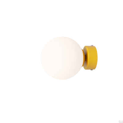 Ball S Vägglampa Metall Senap