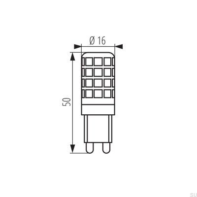 ZUBI LED 4W G9-WW-lampa