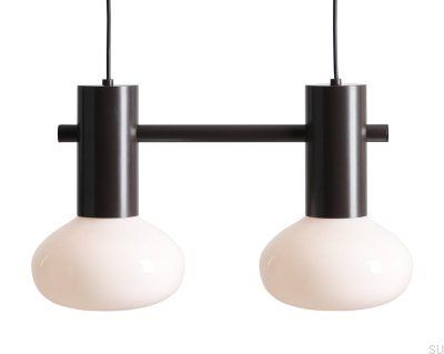 Flo 2 S metall svart hänglampa