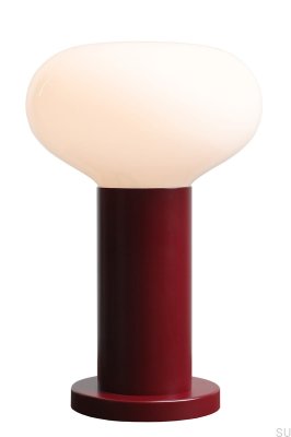 Flo S Skrivbordslampa Metall Röd