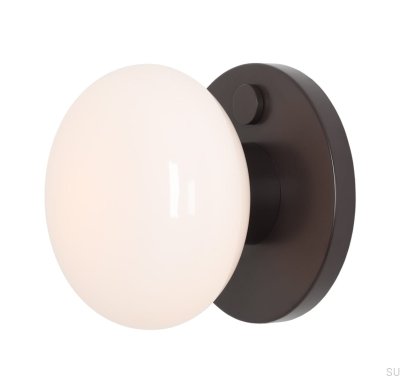 Flo S Vägglampa Metall Brun