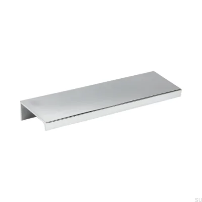 Slim 4025 25 möbelhandtag med silverförkromad kant