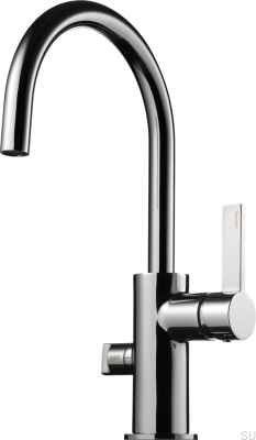 Köksblandare med diskmaskinsventil ARM384 Mässing Silver Krom