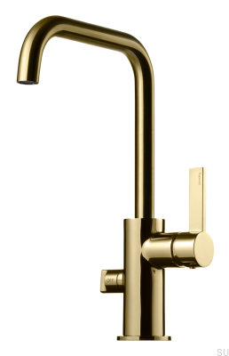 Köksblandare med diskmaskinsventil ARM584 Mässing Honungguld