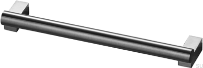 Bar173 160 Mässing Svart Krom Borstad Möbelhandtag