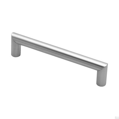 Avlångt möbelhandtag Standard 1021 128 Silver Stål