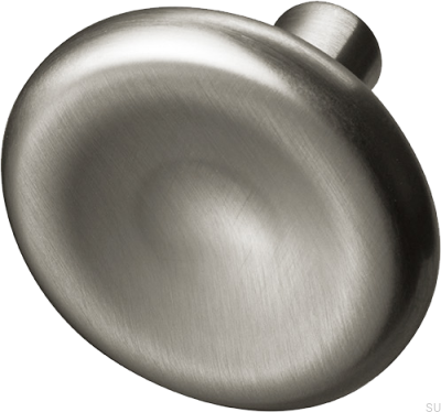 Bean 37 Möbelknopp, Mässing, Borstad Nickel