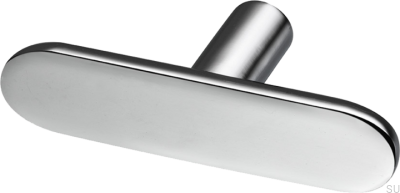 T-Bar Pastille 60 möbelknopp, mässing, silver, krom