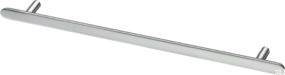 Pastille 256 avlångt möbelhandtag, mässing, silver, krom