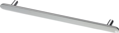 Pastill L 256 avlångt möbelhandtag, mässing, silver, krom