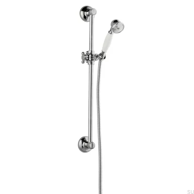 Duschstång ZSAL010 Mässing Silver Krom