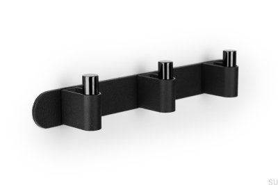Casey Rack 340 Vägghängare Aluminium Svart Titan Polerad