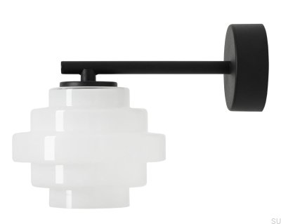 Filo metall vägglampa i svart (fi 14)