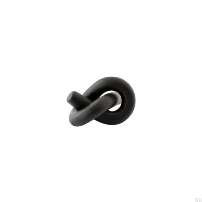 Knot 50 möbelknopp, svartlackerad