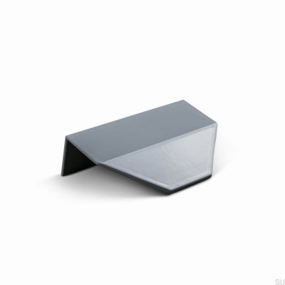 Modena 60 Metall Silvergrå Kant Möbelhandtag