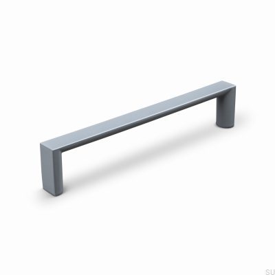 Sala 128 Metall Avlångt Möbelhandtag Silvergrå