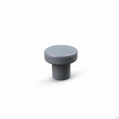 Agno 28 Metall Silvergrå Möbelknopp