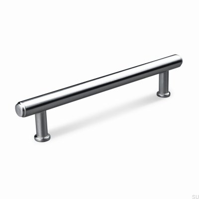 Matera 128 Metall Borstad Silver Avlångt Möbelhandtag