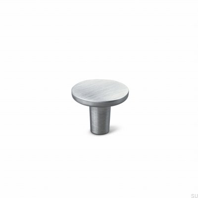 Cesano 30 Metall Möbelknopp Borstad Silver