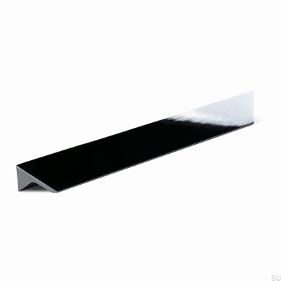 Caorle 256 avlångt möbelhandtag, aluminium, silver, krom, polerat