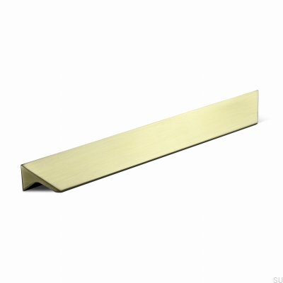 Caorle 256 Aluminium Borstad Guld Avlångt Möbelhandtag