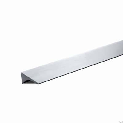 Caorle 384 Aluminium Borstad Silver Avlångt Möbelhandtag