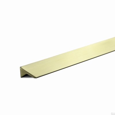 Caorle 384 Aluminium Borstad Guld Avlångt Möbelhandtag