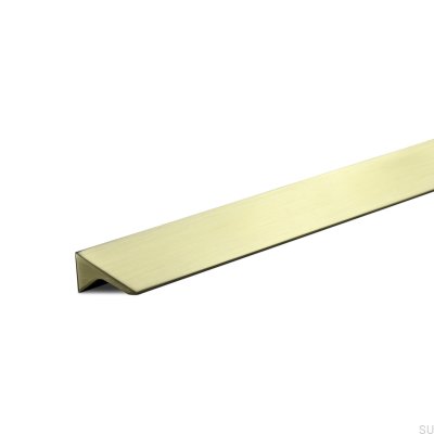 Caorle 640 Aluminium Borstad Guld Avlångt Möbelhandtag
