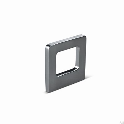 Benidorm 32 Möbelknopp Borstad Silver Aluminium