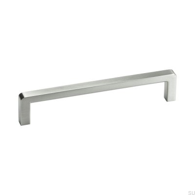 Runt möbelhandtag Bolero 128 Silver (inox look)