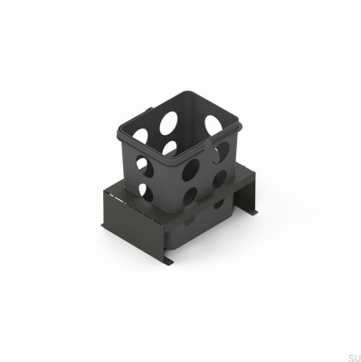 Merida avfallssorteringssystem 40x35 mörkgrå