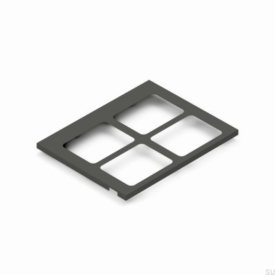 Toppram för Toledo 60x45 sorteringssystem Mörkgrå